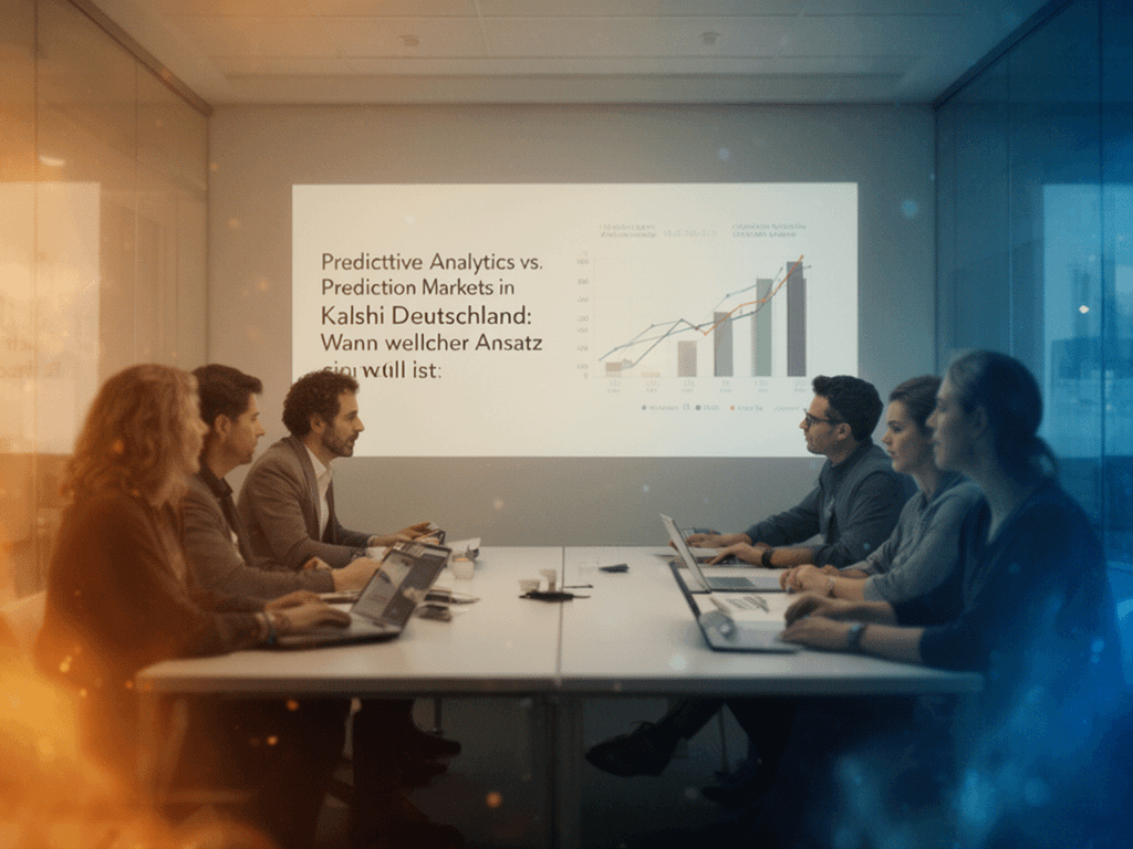 Predictive Analytics vs. Prediction Markets in Kalshi Deutschland: Wann welcher Ansatz sinnvoll ist