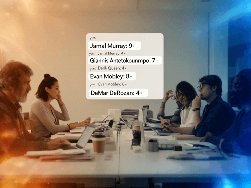 Wie wettet man bei Kalshi auf: yes Jamal Murray: 9+,yes Giannis Antetokounmpo: 7+,yes Derik Queen: 4+,yes Evan Mobley: 8+,yes DeMar DeRozan: 4+?